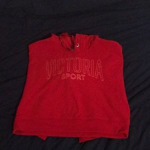 Victoria Sport Crop Hoodie